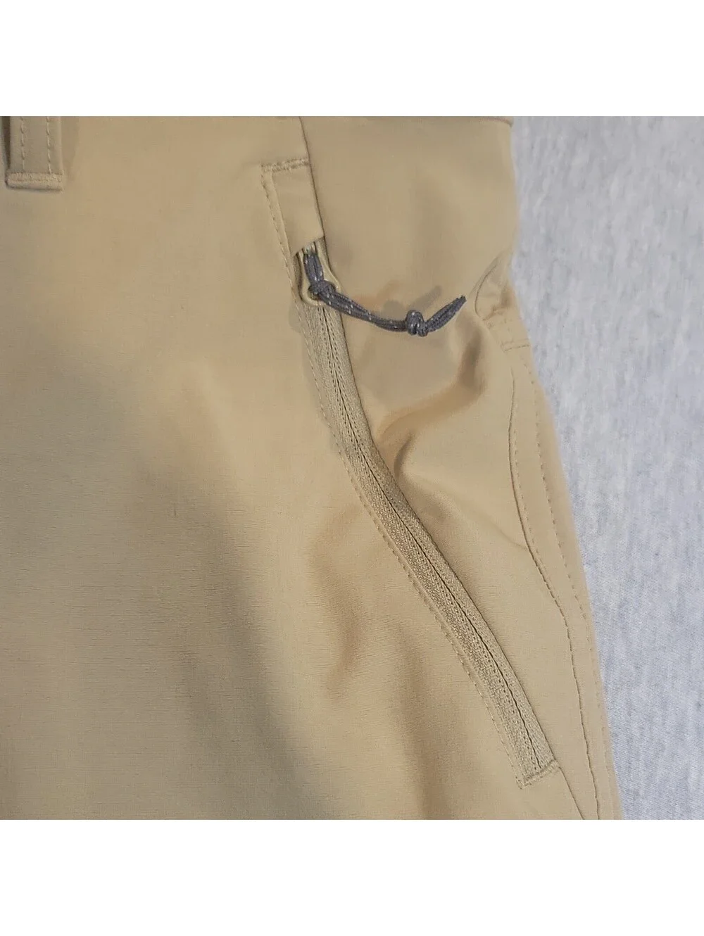 Columbia Men's Beige Chino Shorts Flat Front 8